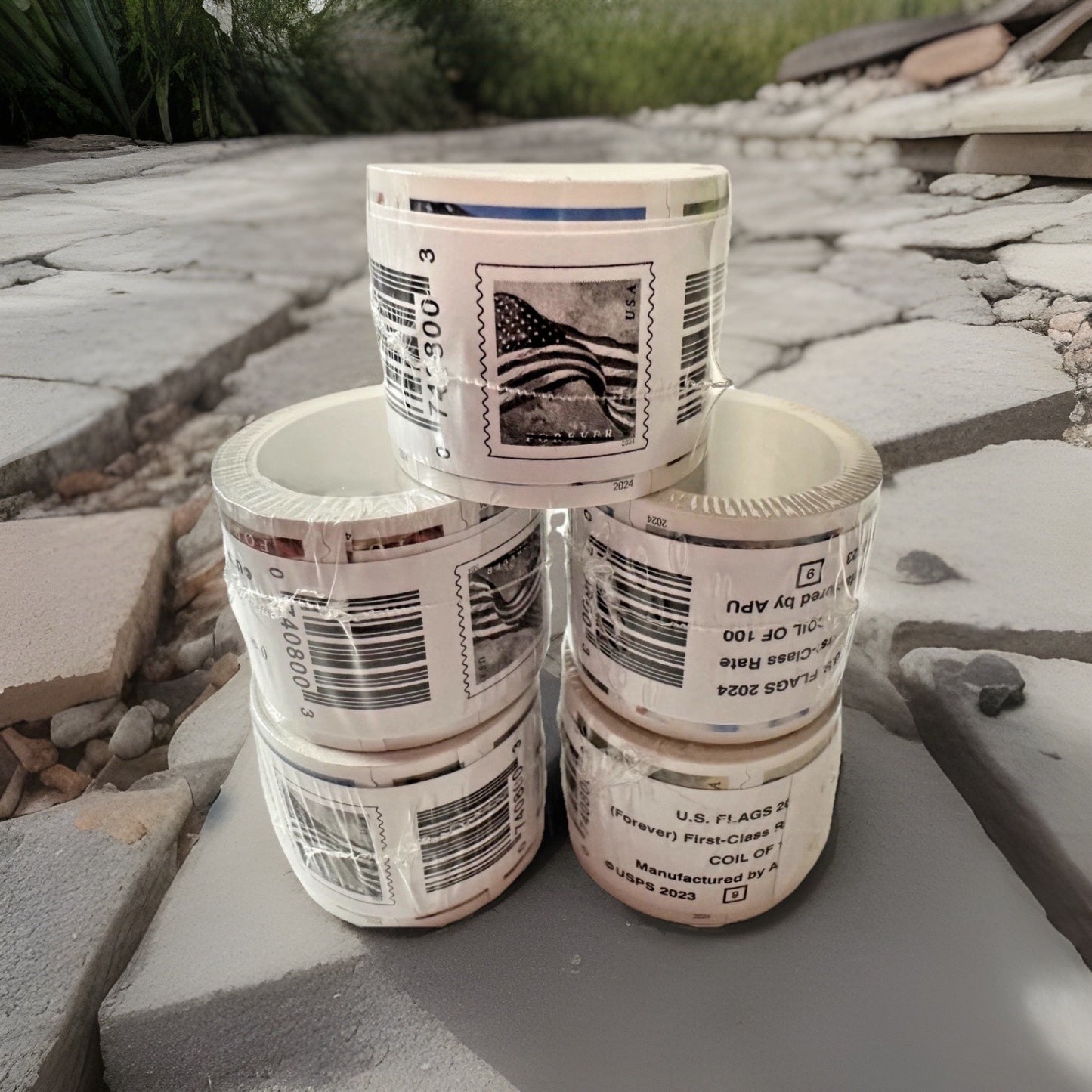 ROLLS OF STAMPS(100 STAMPS PER ROLL)